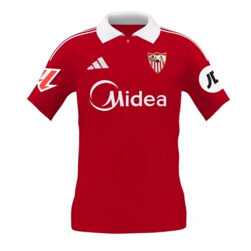 Billige Fotballdrakt Sevilla Replika Bortedrakt 2025-26 Kortermet Billige Fotballdrakt Sevilla Replika Bortedrakt 2025-26 Kortermet
